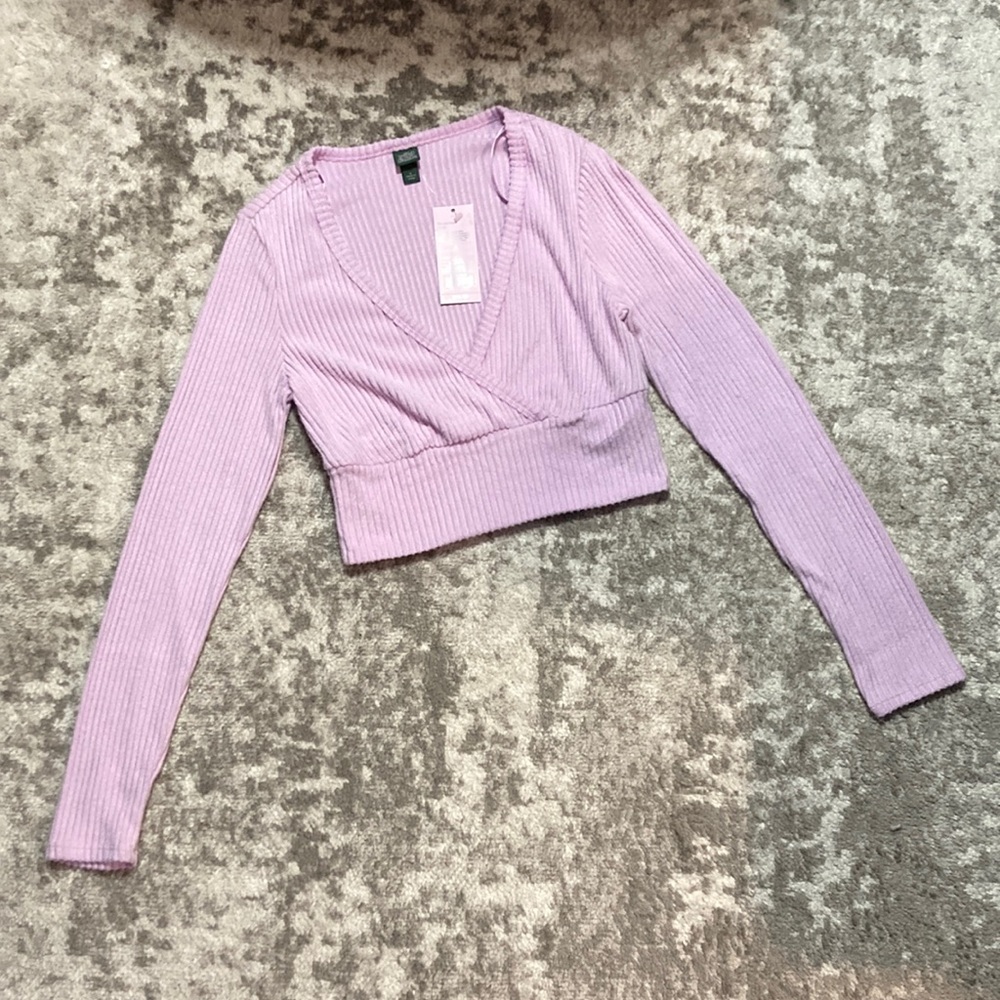 NWT Lilac long sleeve top